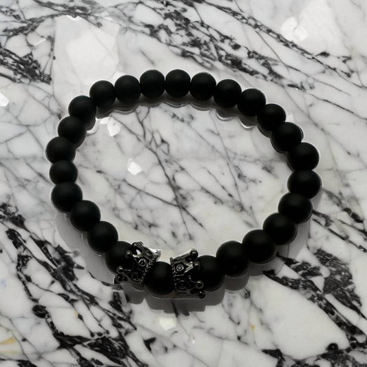 Bracelet balls with crowns