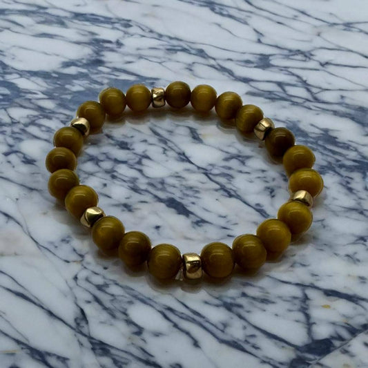 Bracelet cat's eye stone
