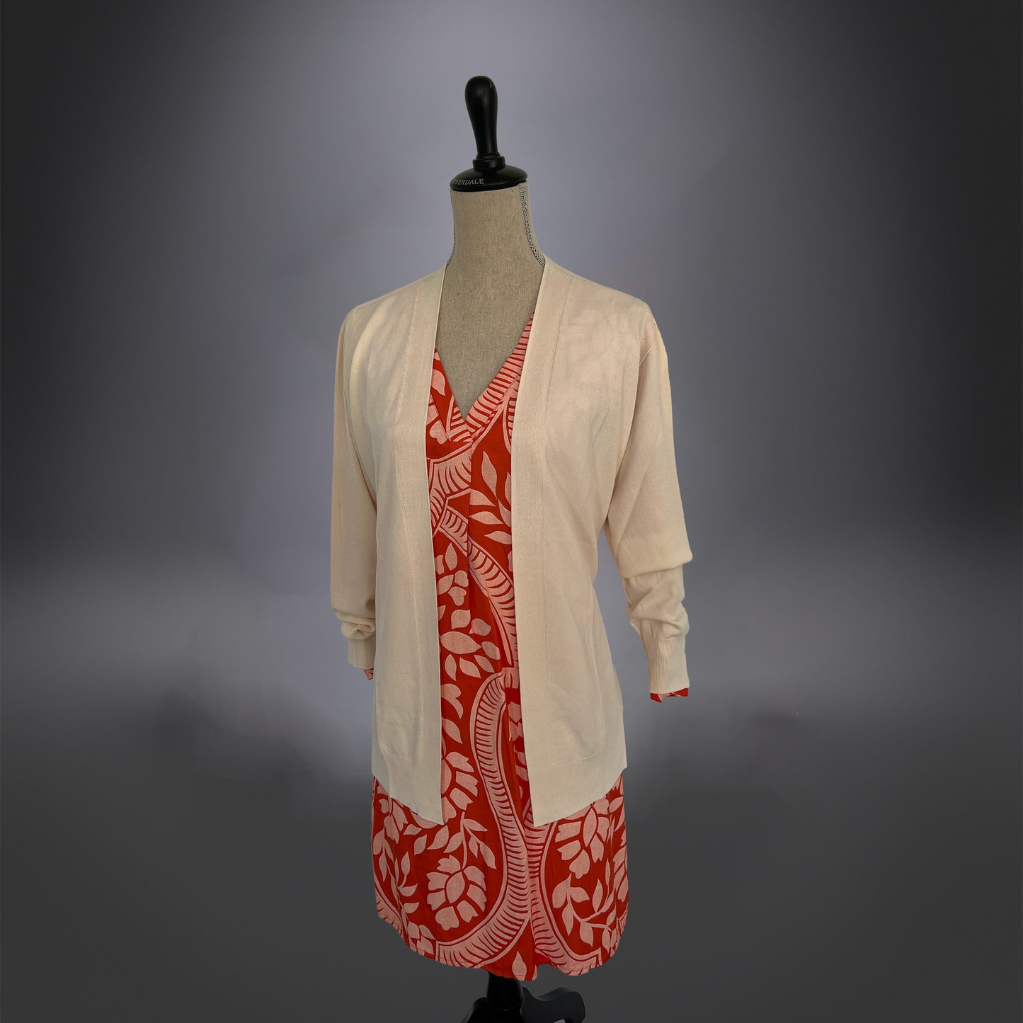 Gilet crème manches longues