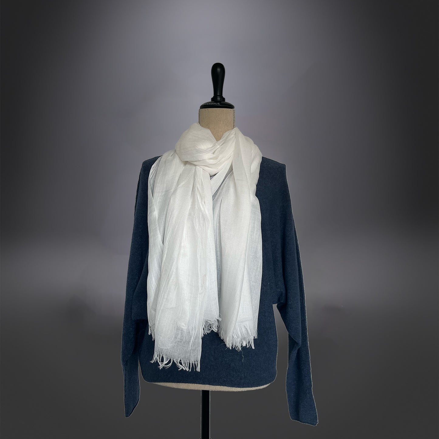 Silky scarf solid color