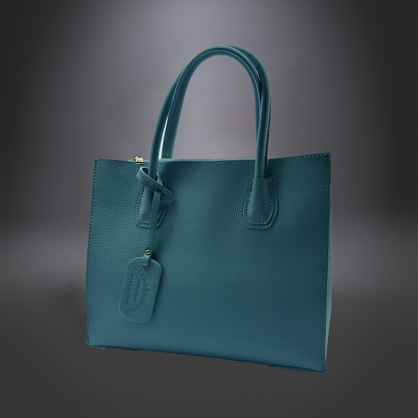 Sac à main en cuir bleu clair
